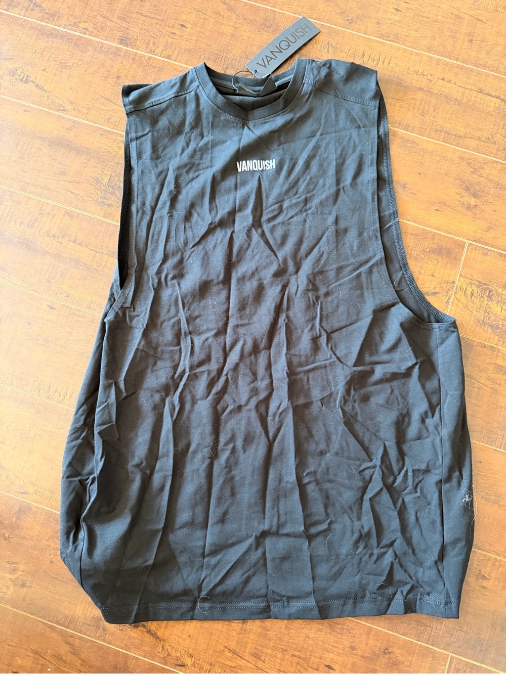 Vanquish Men's Black Muscle Tank Top